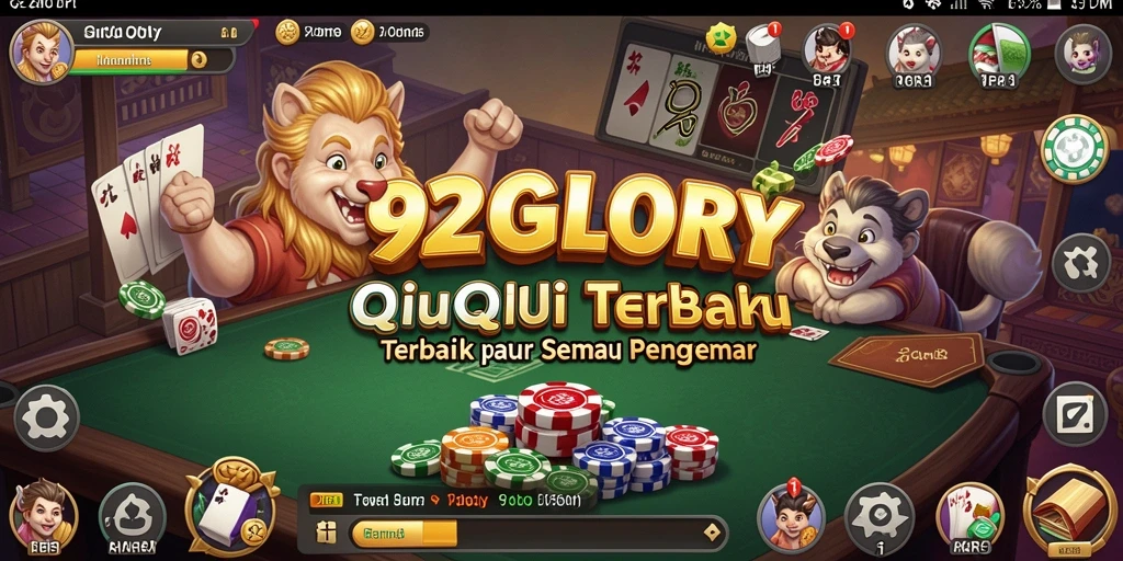 Screenshot gameplay menarik dari 92GLORY QiuQiu.