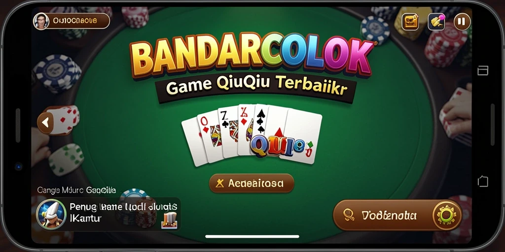 Gameplay seru QiuQiu di BANDARCOLOK.
