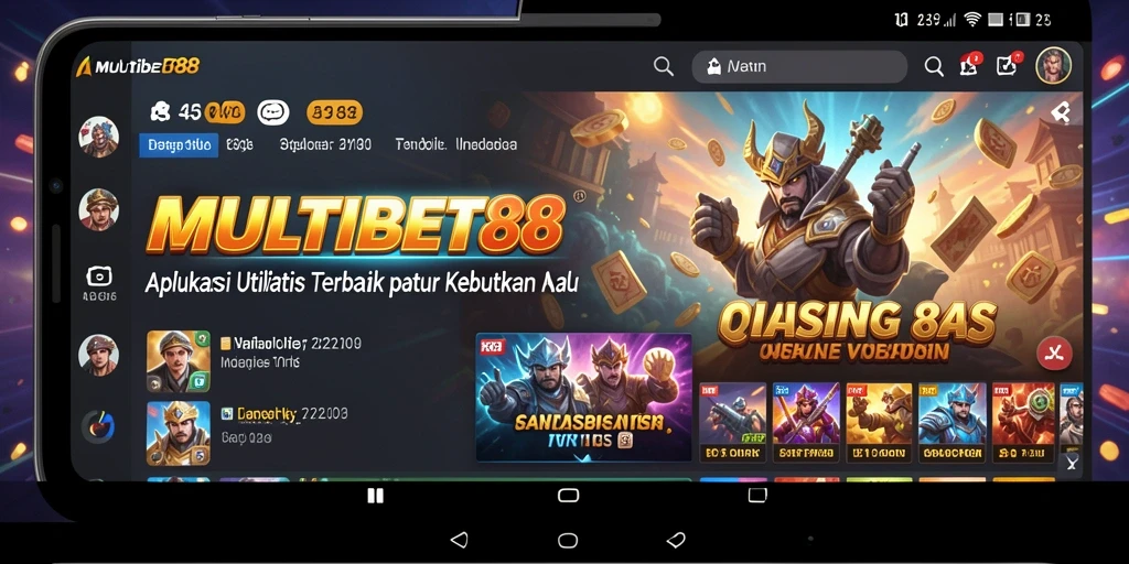 Tampilan antarmuka MULTIBET88 yang sederhana dan fungsional.